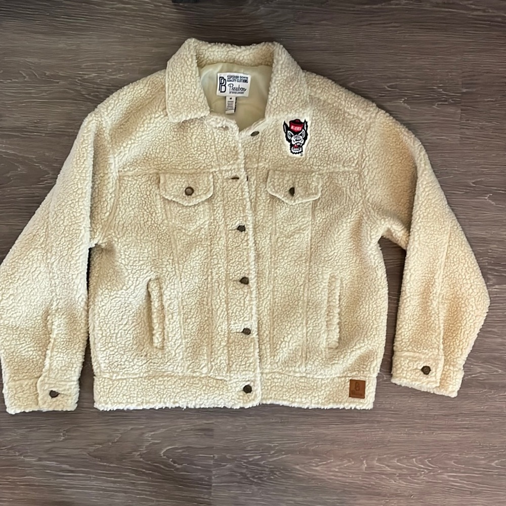 NC State NCSU Wolfpack Sherpa Jacket Pressbox